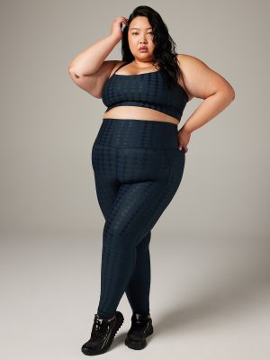 Band-It Houndstooth Low-Impact Sports Bra