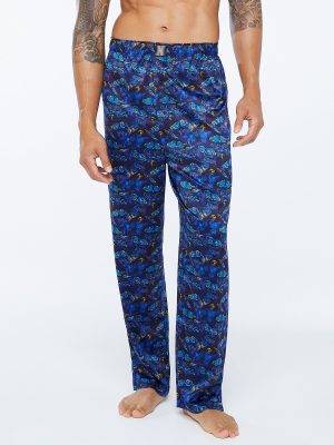Baroque Butterfly Satin Sleep Pant