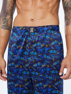 Baroque Butterfly Satin Sleep Pant