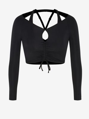 City Girl Hike Long-Sleeve Shelf-Bra Top