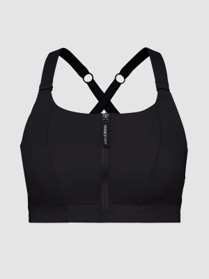 Cool Curves High-Impact Zip-Up Sports Bra