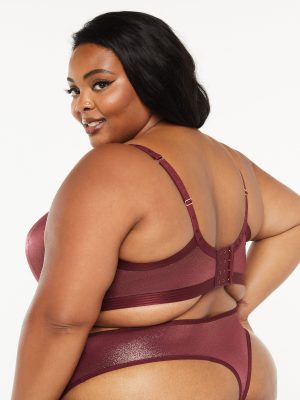 Core Microfiber Metallic T-Shirt Bra