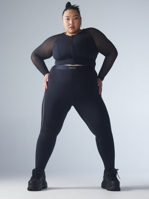 Flow High-Waist Trimmed Legging