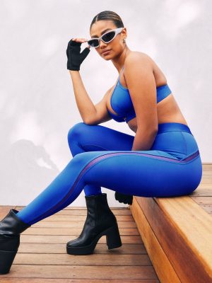 Flow High-Waist Trimmed Legging