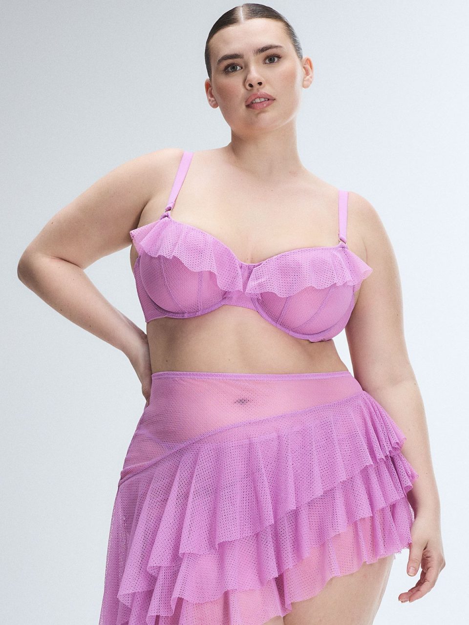 For The Frills Unlined Balconette Bra
