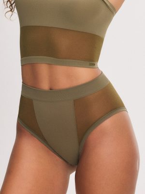 In The Spotlight Sheer High-Waist Cheeky Panty
