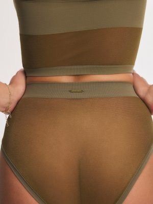 In The Spotlight Sheer High-Waist Cheeky Panty