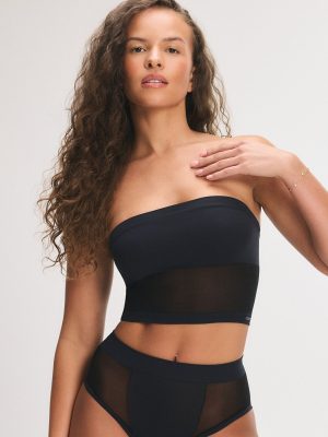 In The Spotlight Sheer Unlined Bandeau Bralette