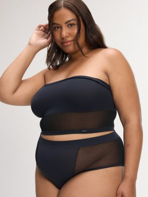 In The Spotlight Sheer Unlined Bandeau Bralette