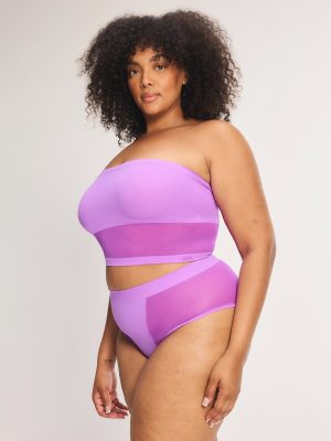 In The Spotlight Sheer Unlined Bandeau Bralette