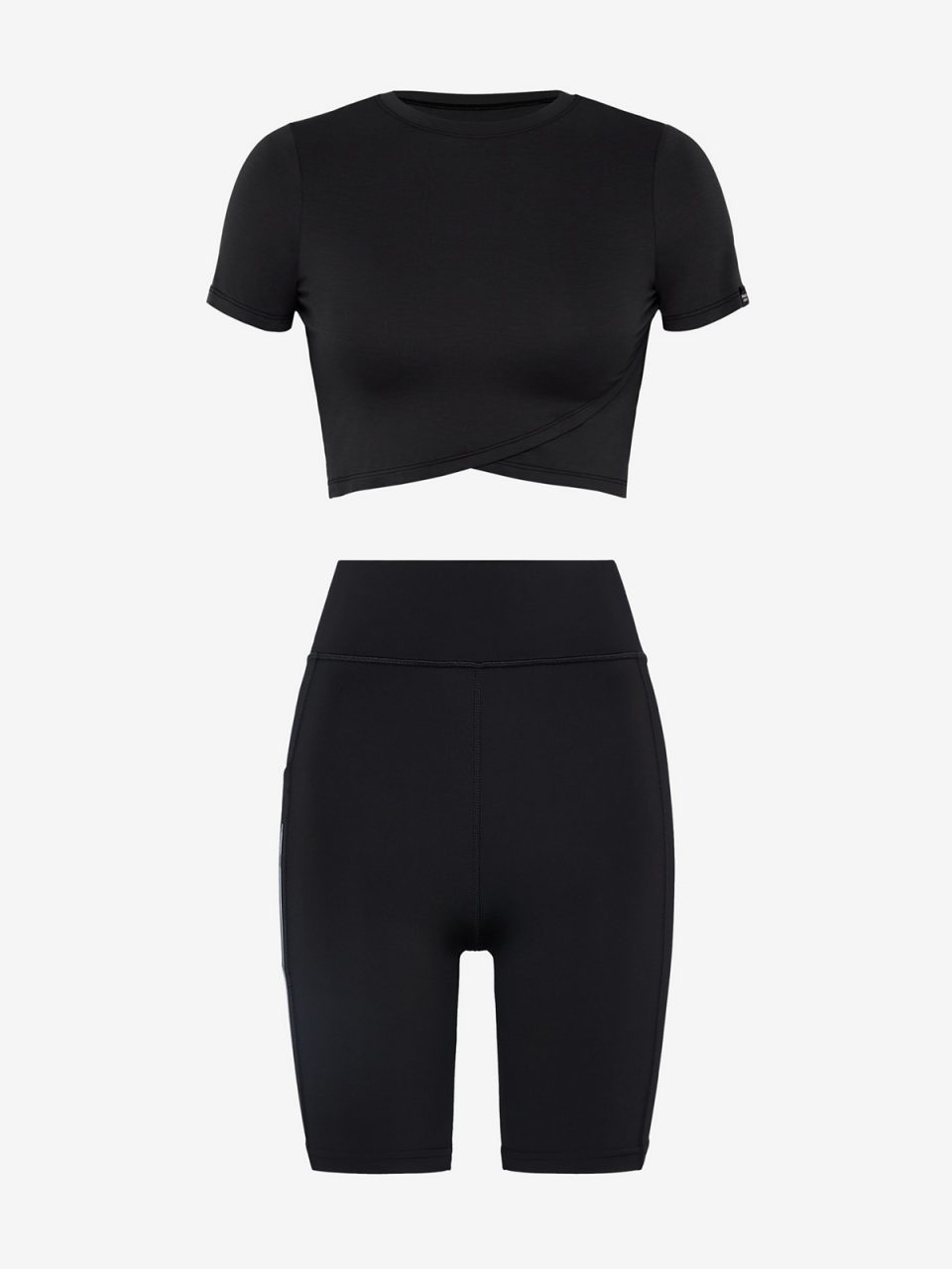 Light Layer Crossover Tee 2-Piece Set