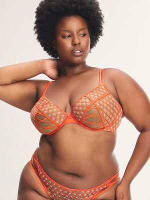 Lil Tied Up Embroidered Unlined Bra