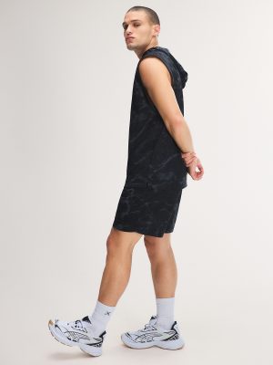 Mesh City Baller Cut-Off Hoodie
