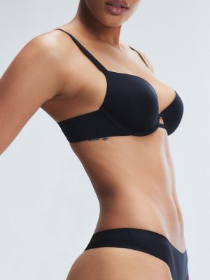 NEW Microfiber No-Show Thong Panty