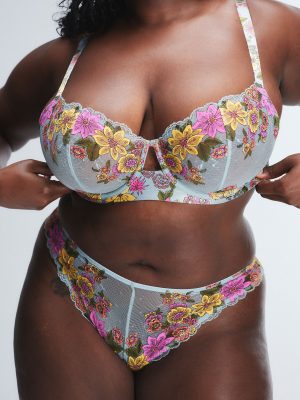 Mod Poppy Lace Brazilian Panty