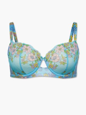 Mod Poppy Unlined Lace Balconette Bra