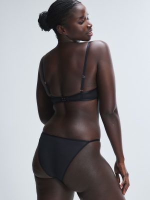 Puff Flowers Unlined Demi Bra