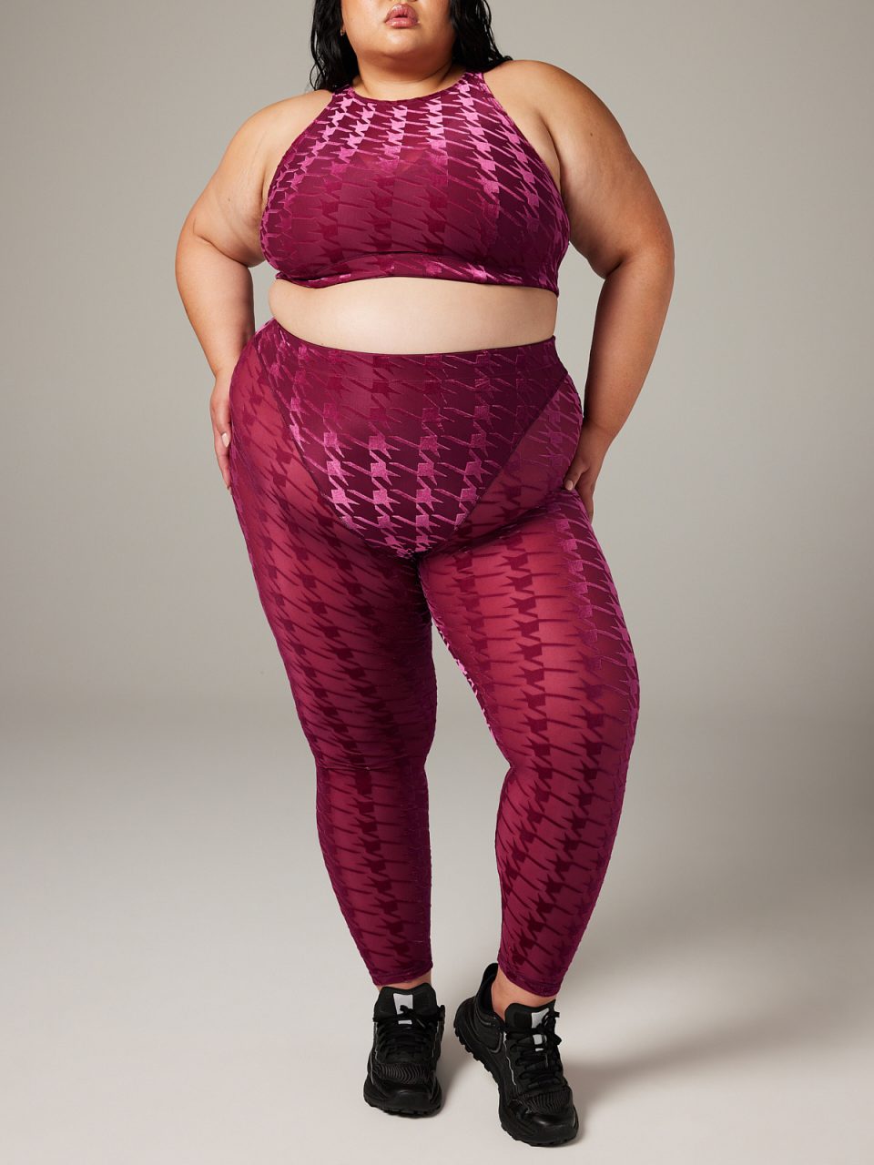 Risque Taker Houndstooth High-Waist Legging