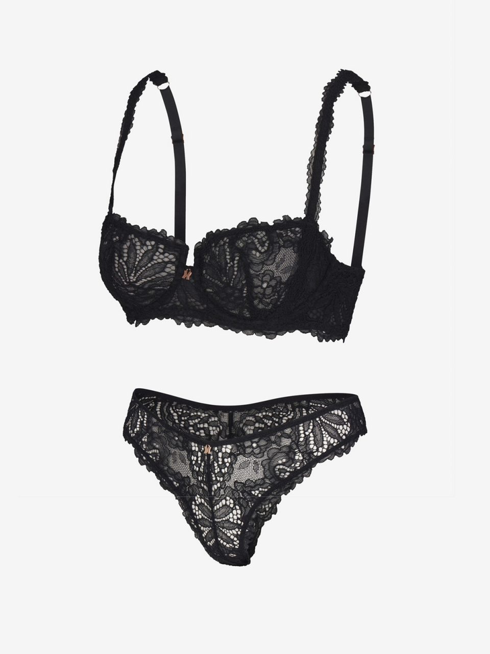 Romantic Corded Lace 2-Piece Set