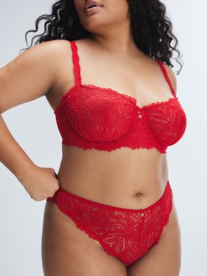 Romantic Corded Lace Brazilian Panty
