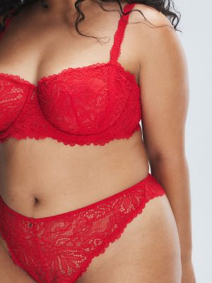 Romantic Corded Lace Brazilian Panty