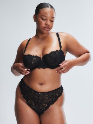 Romantic Corded Lace Brazilian Panty