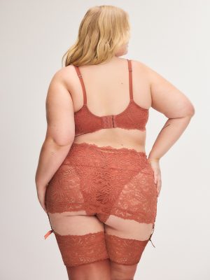 Romantic Corded Lace Garter Skirt