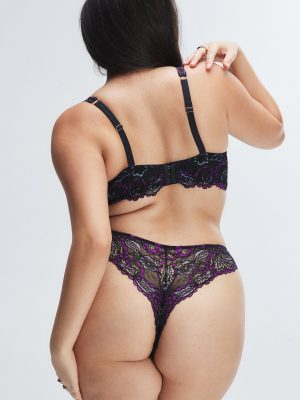 Romantic Corded Lace Padded Demi Bra