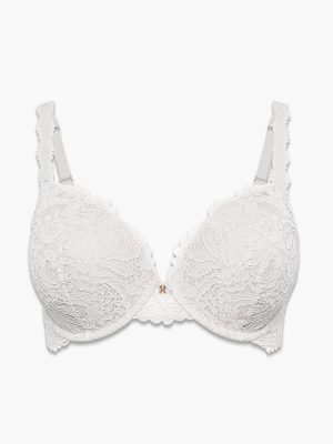 Romantic Corded Lace Padded Demi Bra