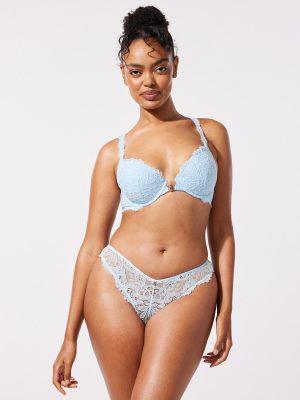 Romantic Corded Lace Push-Up Bra