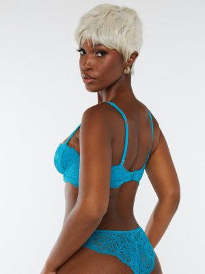 Romantic Corded Lace Unlined Balconette Bra