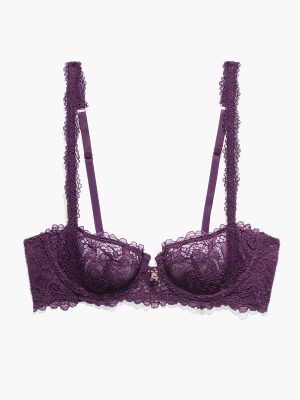 Romantic Corded Lace Unlined Balconette Bra
