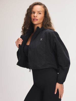 Running Hot Crop Track Jacket
