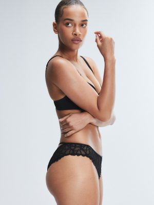 Savage Not Sorry Half-Cup Plunge Bra with Lace