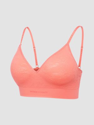 Seamless Floral Padded Bralette