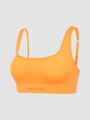 Seamless Scoop-Neck Bralette
