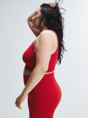 Seamless Rib Sport Low-Impact Bra