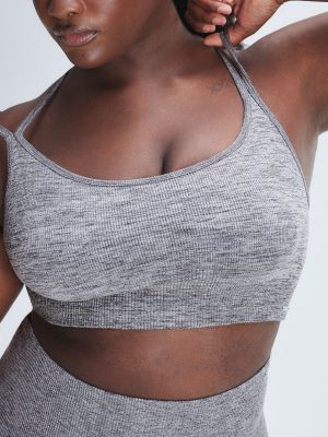 Seamless Rib Sport Low-Impact Bra