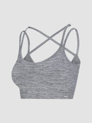Seamless Rib Sport Low-Impact Bra