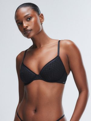 Show N’ Tell Mesh Unlined Demi Bra