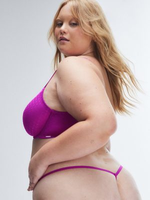 Show N’ Tell Mesh Unlined Demi Bra