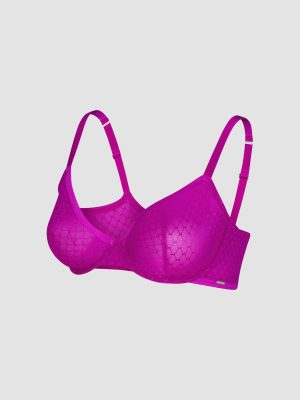 Show N’ Tell Mesh Unlined Demi Bra