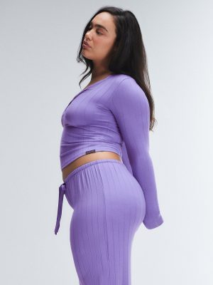 Sleek Stitch Modal Mid-Rise Sleep Pant