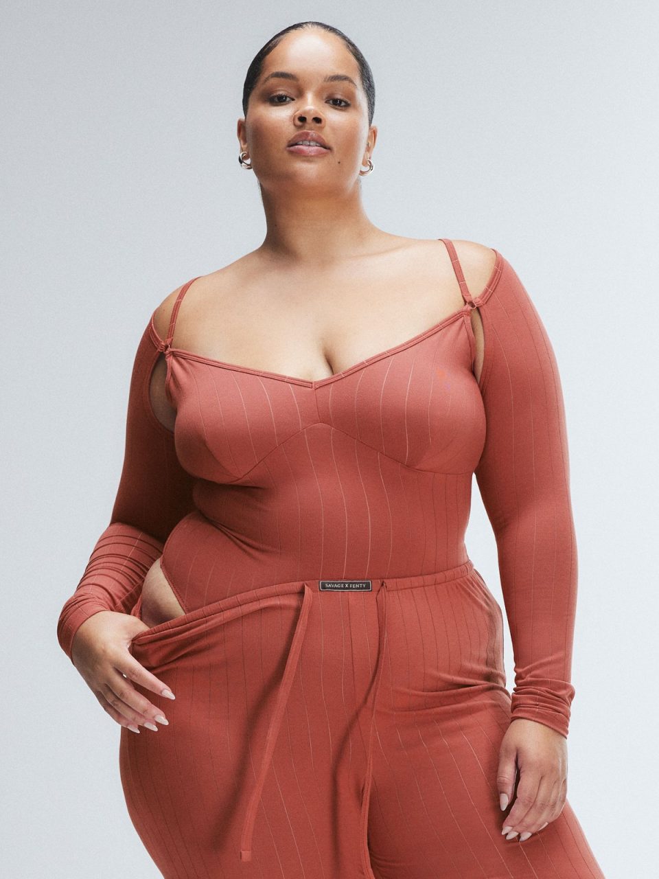 Sleek Stitch Modal Sleep Long-Sleeve Bodysuit