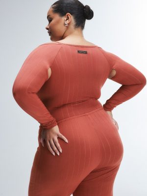 Sleek Stitch Modal Sleep Long-Sleeve Bodysuit