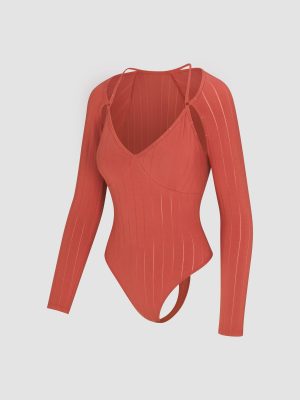 Sleek Stitch Modal Sleep Long-Sleeve Bodysuit