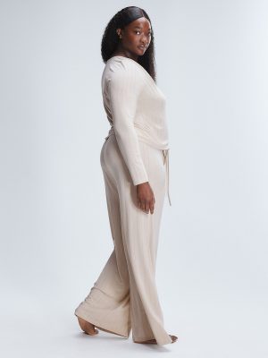 Sleek Stitch Modal Mid-Rise Sleep Pant