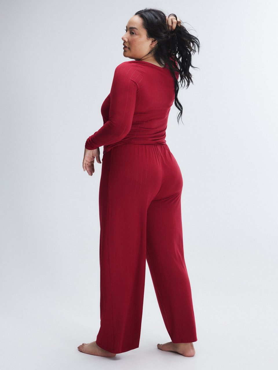 Sleek Stitch Modal Mid-Rise Sleep Pant