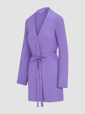 Sleek Stitch Modal Sleep Short Robe