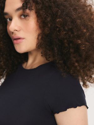 Snug Hug Ruffle Sleep Tee